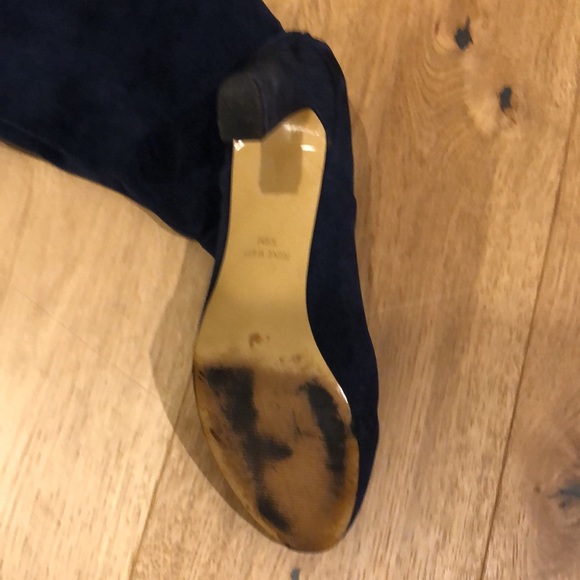 Nine West Blue Suede Boots - Picture 6 of 8